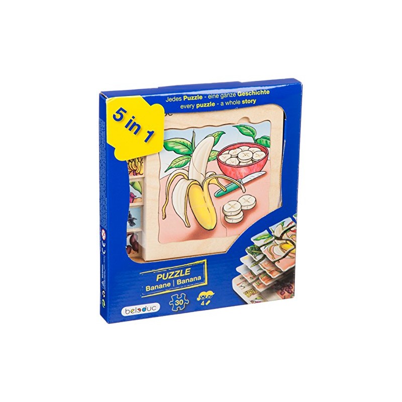 Beleduc 5 Layer Banana Puzzle