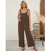 Flygo Womens Overalls Loose Fit Wide Leg Jumpsuits 2025 Summer