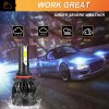 SHENKENUO LED Headlight Kit 9006 HB4 6000K White Bulbs Low