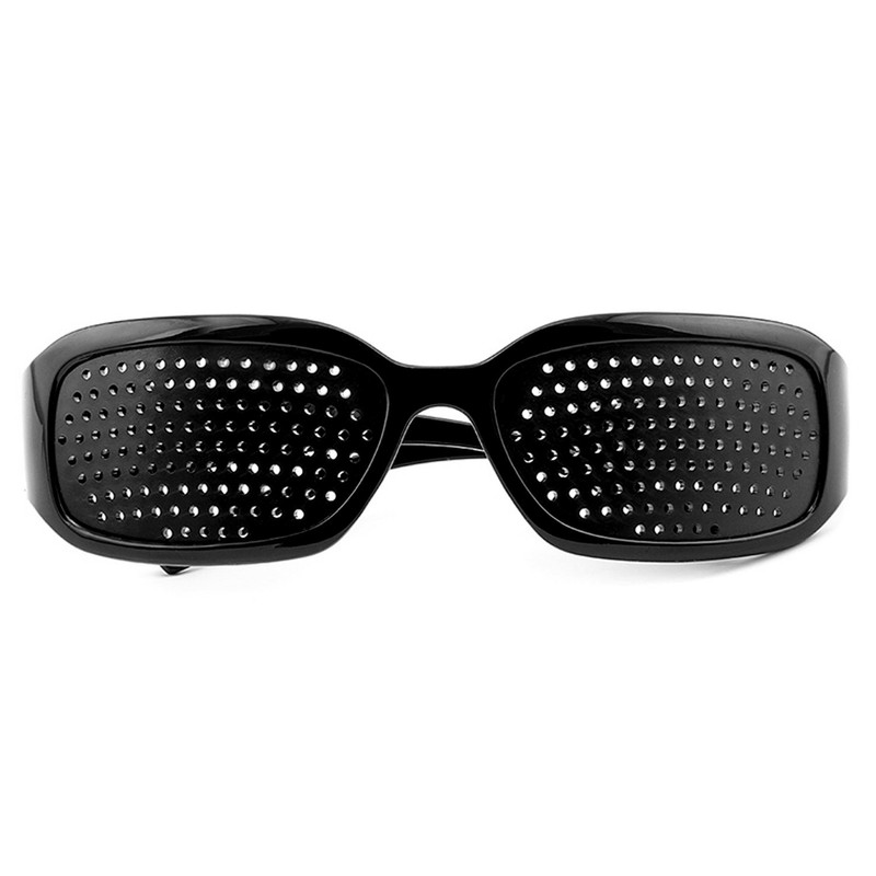 Grenhaven Pinhole Glasses for Eye Training - Black