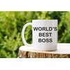 World's Best Boss - Tasse mit Spruch, Arbeit Kollegen Gag