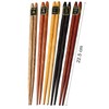 Rpanle Chopsticks, 5 Pairs Japanese Natural Wood Chopsticks, Reusable Chopsticks