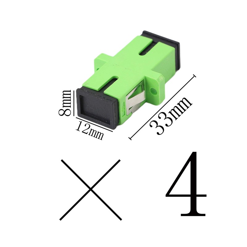 GINTOOYUN Fiber Optical Terminal Junction Box，4-Port Fiber Panel Box Desktop