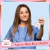 Henoyso 60 Pcs Nurses Keychains Bulk Graduation Gifts Nurses Week