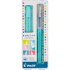 PILOT Pluma Fuente Kakuno, barril color aqua traslúcido, punto mediano,