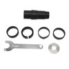 5 In Power Grinding Dust Shroud Iron PA66 Red Black