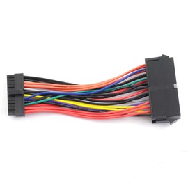 ZYAMY ATX 24 Pin Female to Mini 24 Pin Male Computer Power Cord ATX Main Power Adapter Cable 15cm