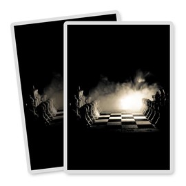 Vinyl Rectangle Vertical (Portrait) Stickers (Set of 2) 10cm - Dark Chess Board Game Skill Strategy for Laptops, Tablets, Luggage, Scrap Booking, Fridges #52798