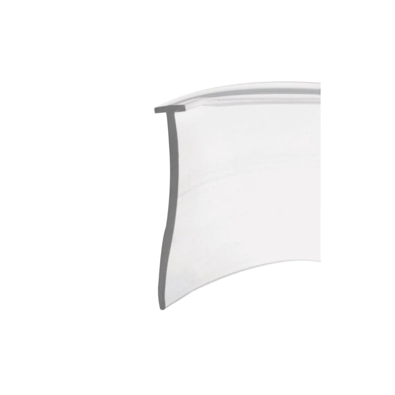 Clear Soft Vinyl Framed Shower Door Replacement Sweep and Seal,