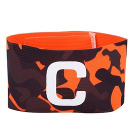Brazalete de capitán, de nailon, elástico para capitán de fútbol (naranja) Accesorios De Fútbol Banda Capitan Futbol Banda Elástica De Capitan Para Futbolistas Gafete Capitan