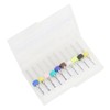10Pcs Micro Drill Bit Set Cemented Carbide 1.2-2.1mm Printed Circuit