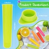 RAINFLOW 8 PCS Silicone Popsicle Molds-Silicone Ice Pop Molds for