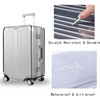 Luggage Cover,Clear PVC Travel Suitcase Cover Protectors,H HOME-MART Luggage Covers