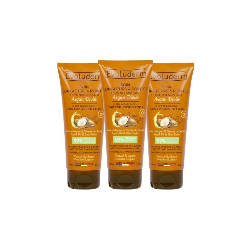 EVOLUDERM - Pflege für Längen & Spitzen, ultra-nährend, Argan, 100