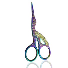 Stainless Steel Sharp Tip Classic Stork Scissors Crane Design Sewing Scissors DIY Tools for Embroidery, Craft, Needle Work, Art Work & Everyday Use