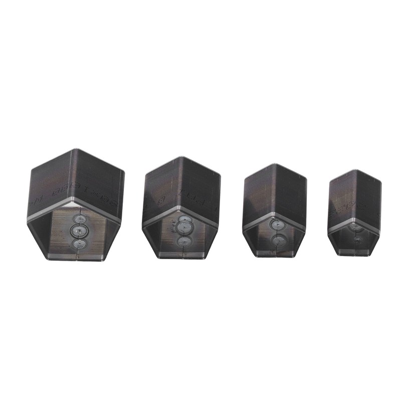 4Pcs Pentagon Cutting Punching Die Alloy Steel Leather Cutting Mold