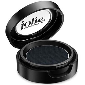 Jolie Cosmetics Powder Pressed Matte Eyeshadows - Cruelty Free, Vegan, Single Pan Eyeshadow 1.48g Smokey Eyes (Blackest Black)