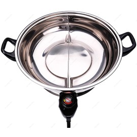 Shabu Shabu Hot Pot, Electric Mongolian Hot Pot With Divider