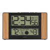 La Crosse Technology Atomic Digital Clock with Outdoor Temperature, Wood