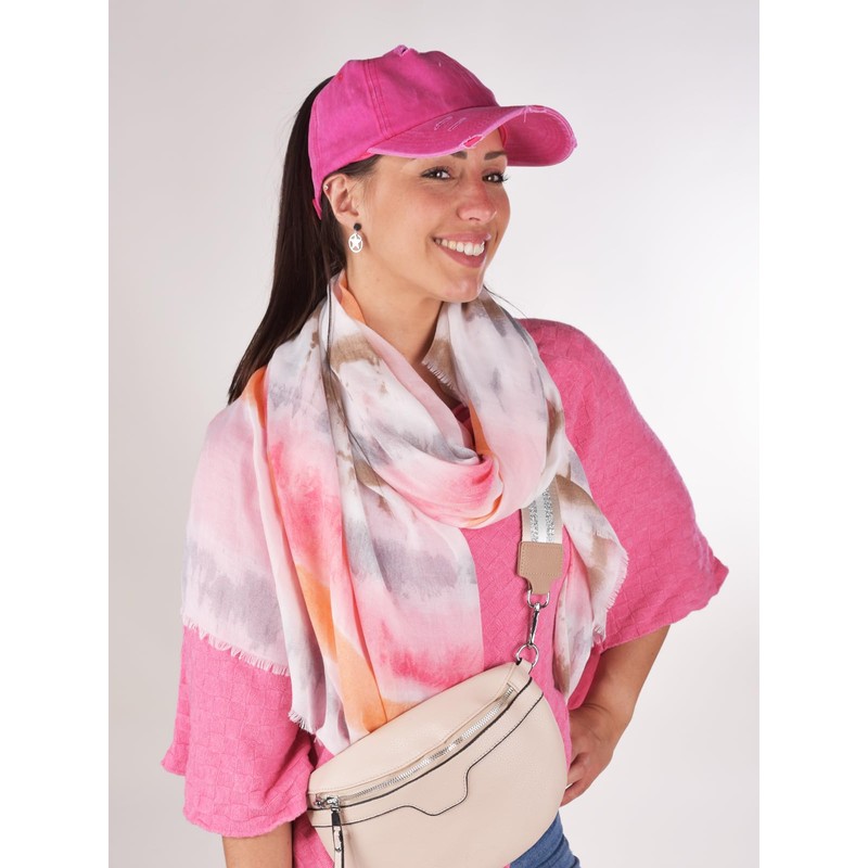 styleBREAKER 04023080 Women's Baseball Cap in Washed Destroyed Used Look,