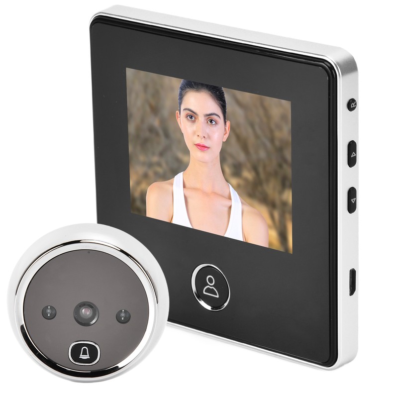 2.8in 0.3MP Digital Door Peephole Viewer Doorbell Camera 90° Wide