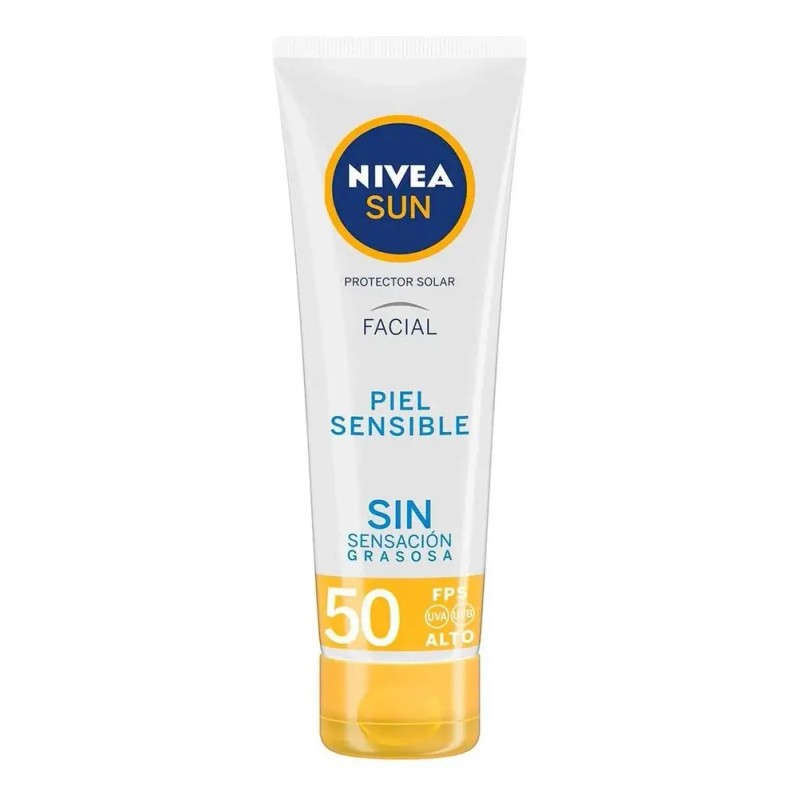 Protector Solar Facial Fps 50+ Nivea Sun Piel Sensible 50ml
