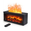 Essential Oil Diffuser, 7-Color Fireplace Fire Flame Aromatherapy Humidifier, 280ml