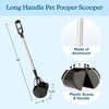Pet Pooper Scooper - Plastic and Aluminum Cat and Dog