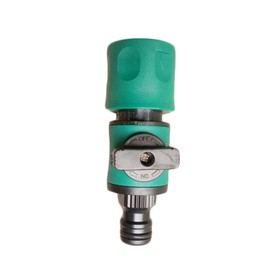 Wmaple Valve Quick Nipple Hose Connector Garden Watering Connector Agricultural Agricultural Irrigation Plastic Shut Off Valve Pipe Adapter