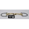 S-Products EQUESTRIAN D-RING CURVED MOUTHPIECE DOUBLE JOINTED LOZENGE HORSE SNAFFLE