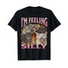 I'm Feeling Silly Funny Cat Meme Bootleg Graphic T-Shirt for