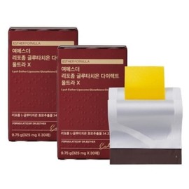 Esther Formula Esther Formula Liposome Glutathione Direct UltraX 325mg x 30 sheets 2 sj / 에스더포뮬러 에스더포뮬러 리포좀 글루타치온 다이렉트 울트라X 325mg x 30매 2개 sj