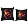 Ski Goggles Vector Throw Pillow