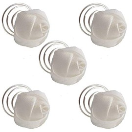 Satin Rose Flower Hair Twist – Pack of 5 Hair Pins (White)