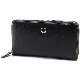 Santo Om Money Wallet, Good Luck Wallet, Genuine Leather, Unisex, Owl, Owl, Auspicious Luck Wallet, Feng Shui, Good Luck Wallet, Round Zipper, Round Zipper, Includes Choice of Gold Amulet Cards, Round