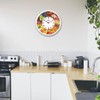 Qesnox Kitchen Clock, Kitchen Wall Clock Sweep Silent Non Ticking