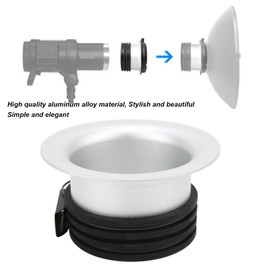 ASHATA Softbox Speedring Insert for Profoto Compact Lights, Profoto Speedring, Profoto Lights Mount, Photography Light Adapter Ring for Soft Light Boxes