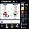 LED Headlight Bulbs for Vehicle Lighting – 6000K Plug-and-Play Fog