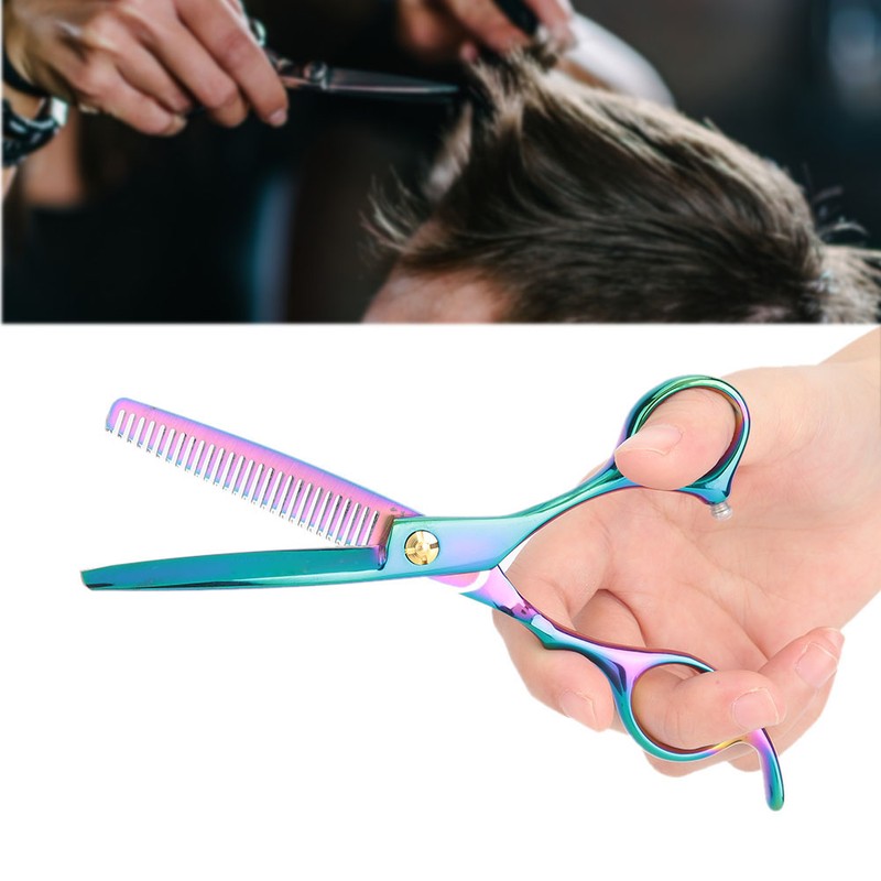 Professional Colorful Sharpness Edge Hair Scissors Barber Salon Hairdressing ScissorsHair