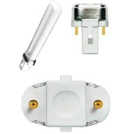 TBE LIGHTING 7w G23 2-Pin CFL Energy Saving Lamps - Cool White 4000K, 8000 Hour Life, 420 Lumen (4-Pack)