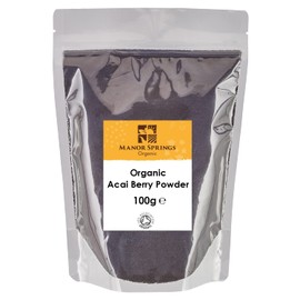 Organic Acai Berry Powder 100g by Manor Springs Organic