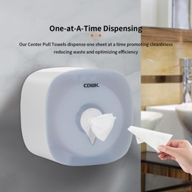 Daily Deals Clearance Center Pull Hand Towel Dispenser, One-at-a-Time Dispensing for Paper, No Drilling Wall Mount Universal Paper Towel and Wiper Dispenser for Washroom/Office/FoodService