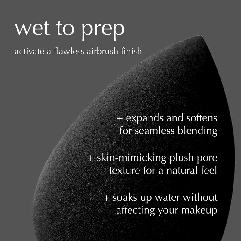 rephr Makeup Sponge, Latex-Free Vegan Makeup Blender, 2 Count