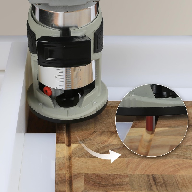 Adjustable Juice Groove Jig, Router Template Guide & Frame System