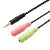 Miyoshi MCO PAA-3P4P Audio Converter Cable for Smartphones and Tablets