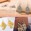 TOAOB 400 Pieces Earrings Make Your Own Set with Silver