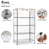 okcool Waterproof Shelf Cover,All Clear Wire Shelf Cover with Zipper,Transparent