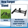 JTZFD 2x4 Shooting Target Stand Base for AR500 Steel Targets