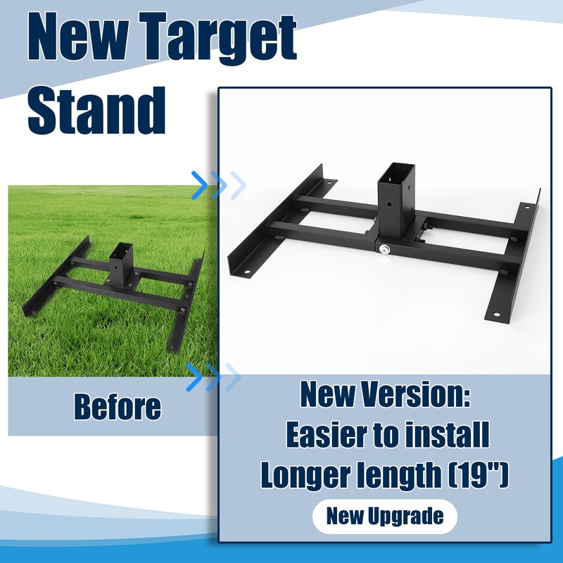 JTZFD 2x4 Shooting Target Stand Base for AR500 Steel Targets