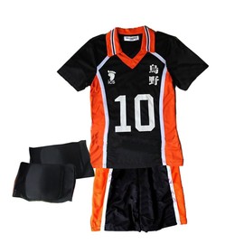 TOKYO-T Hinata Cosplay Haikyuu Uniform Kageyama Tsukishima Costume Karasuno Japanese Anime (L, Hinata-10)
